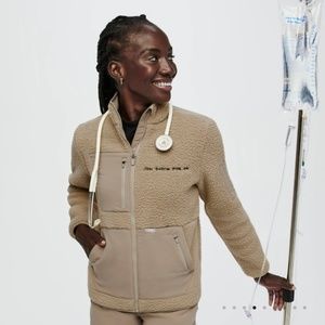Figs Sherpa jacket